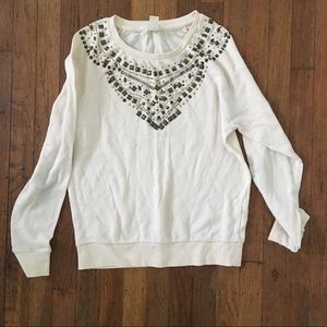 F21 beaded sweater